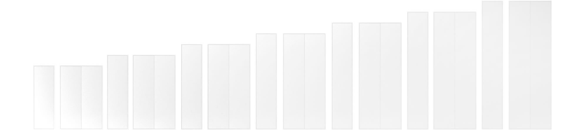 Die Breite und die H&ouml;he der Schr&auml;nke lassen sich frei ausw&auml;hlen